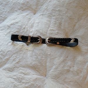 Windsor black and gold belt